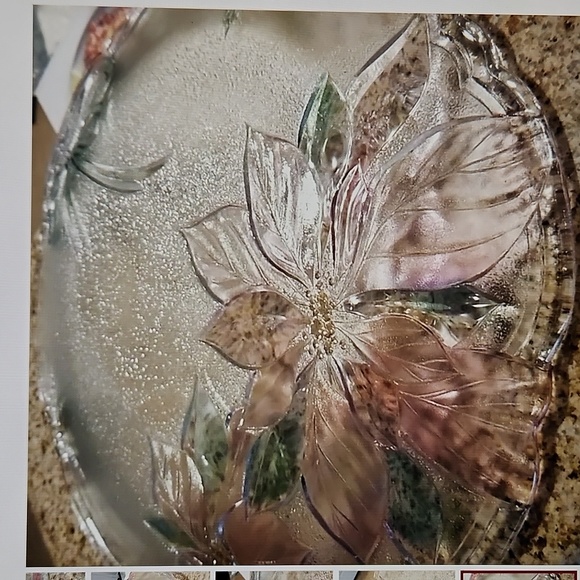 Large Savoirr Vivre holiday platter - Picture 4 of 4